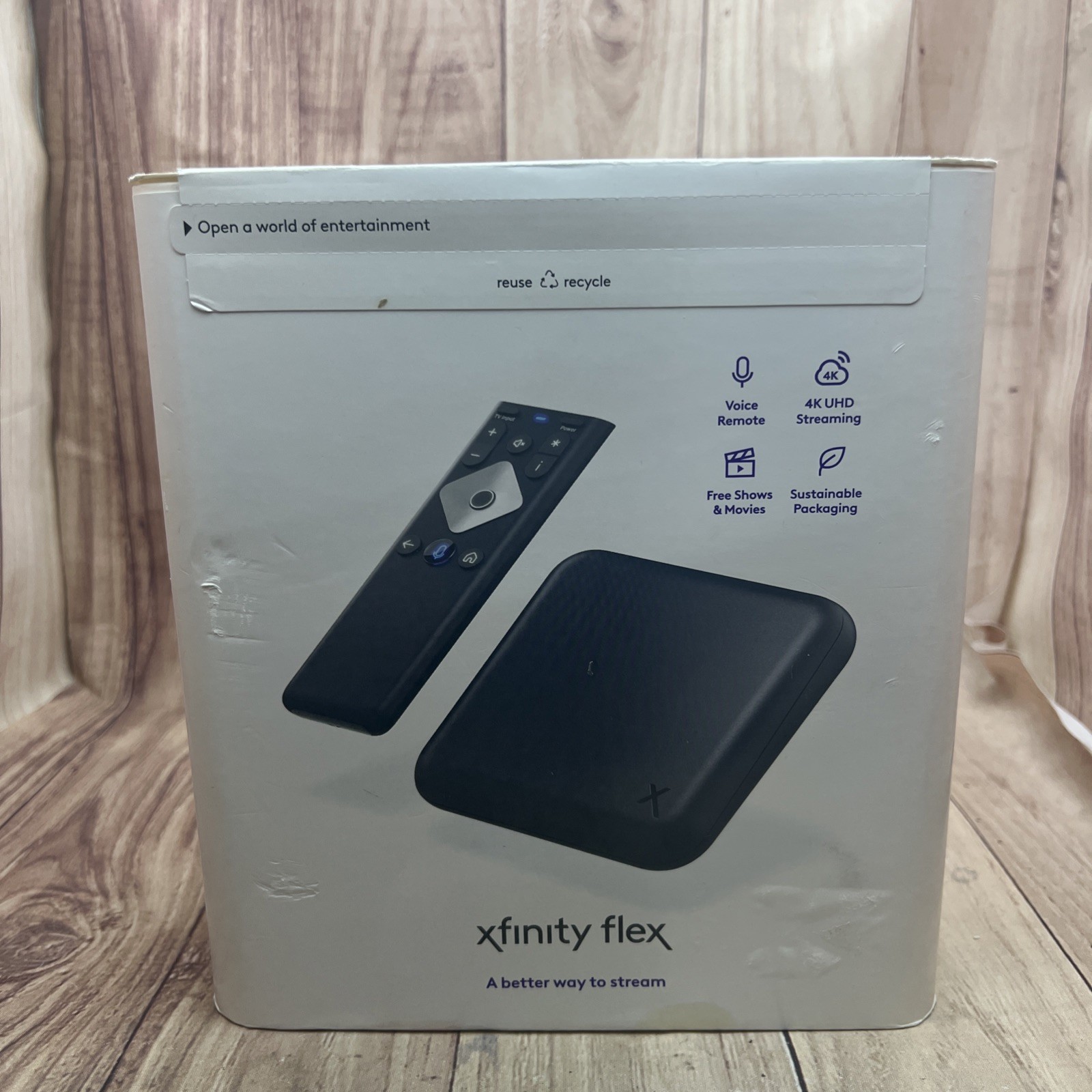Xfinity Flex 4K Ultra HD Streaming TV Box with Voice Remote – Brand New