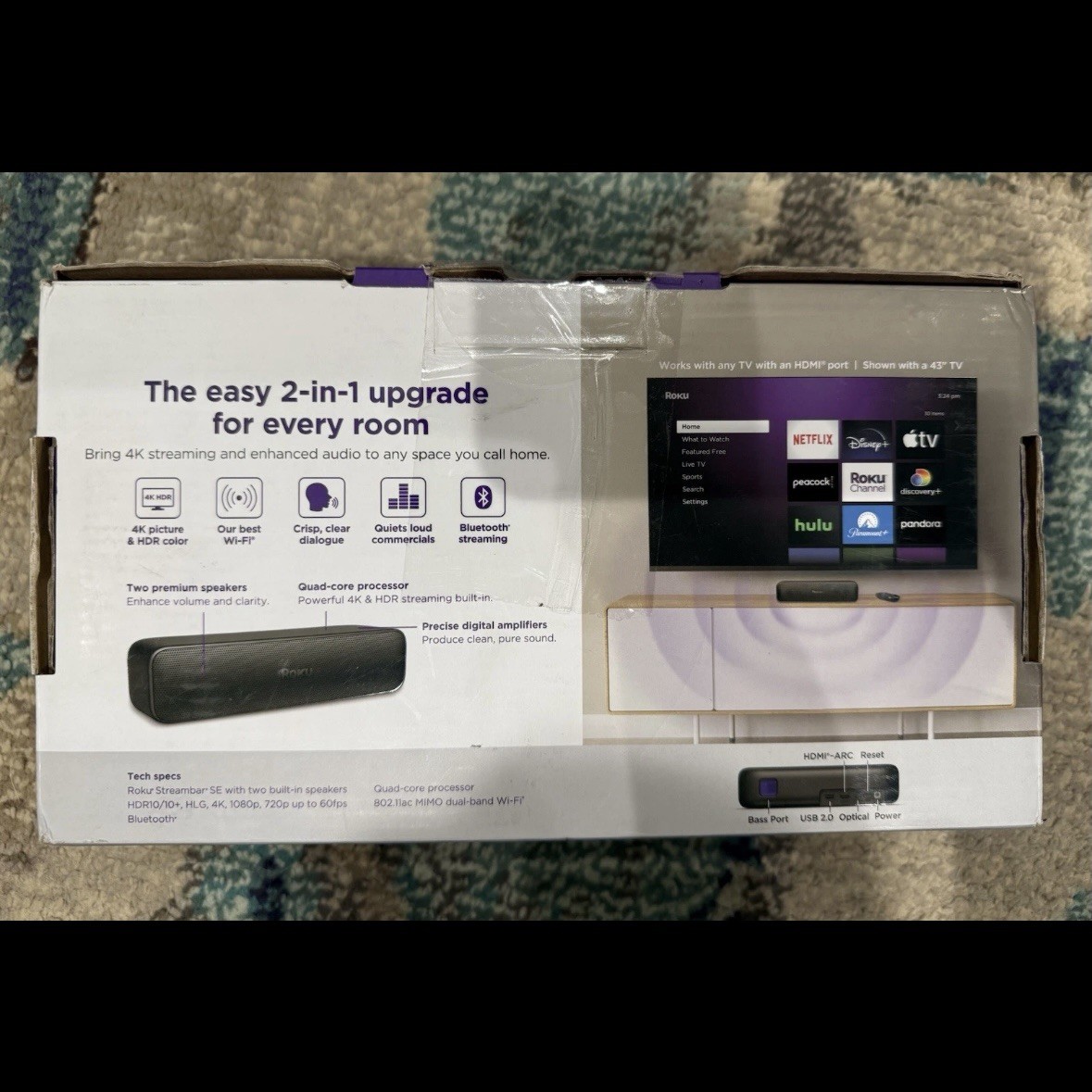 Roku – Streambar SE | 2-in-1 TV Soundbar with Built-in Streaming, Premium Spe…