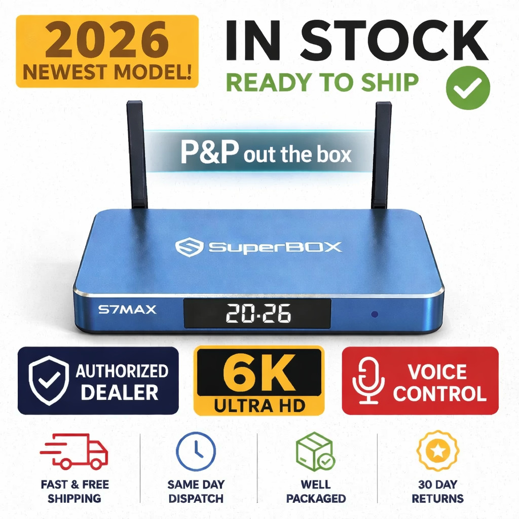 2026 SuperBOX S7 MAX – Lifetime Support – Authorized Distributor – Free Shipping