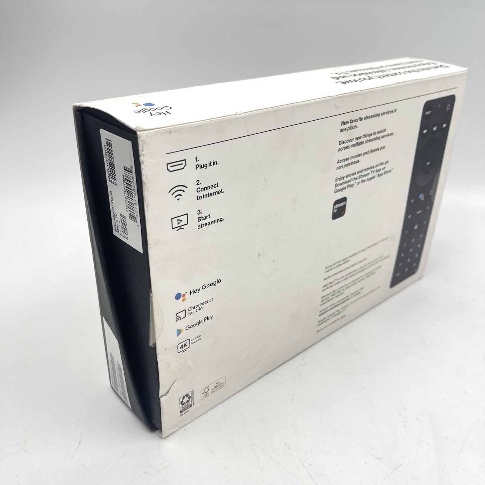 Verizon Stream TV 4K 2nd Gen Black | Includes Remote & Cables | ASK-STI6220