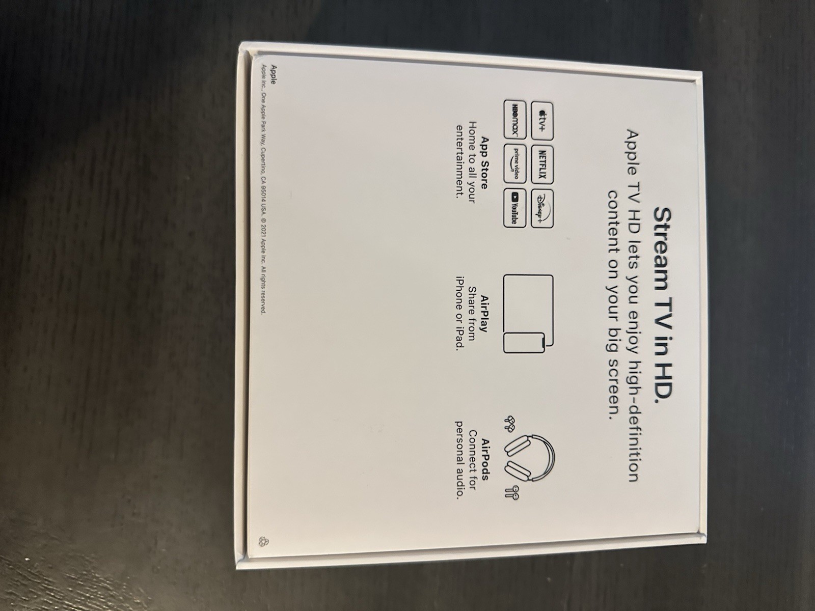 Apple TV 4th Generation A1625 32GB With Power Cord – No Remote
