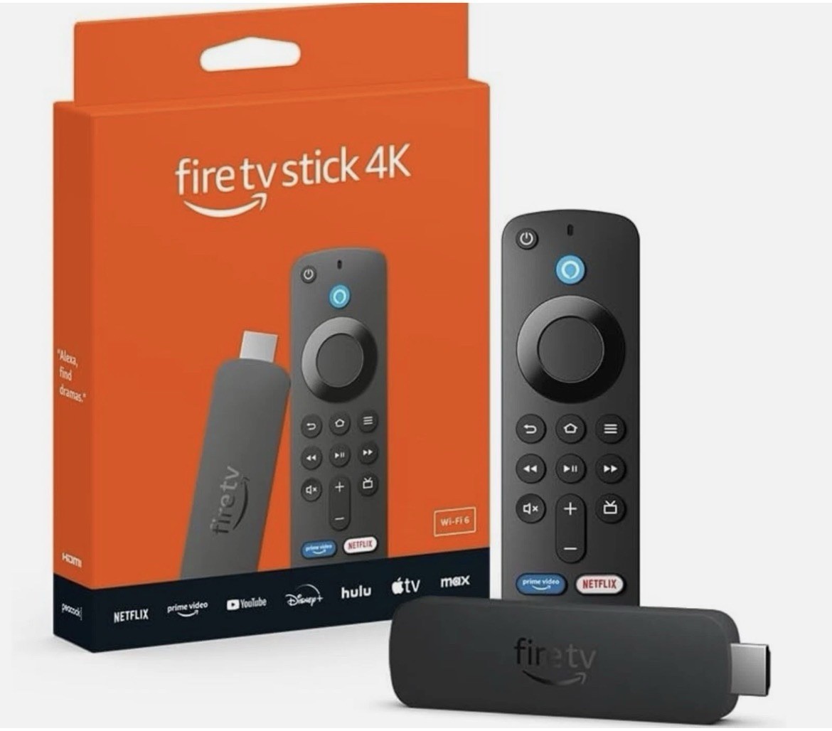 Amazon Fire TV Stick 4K Streaming Device with Alexa Voice Remote – New