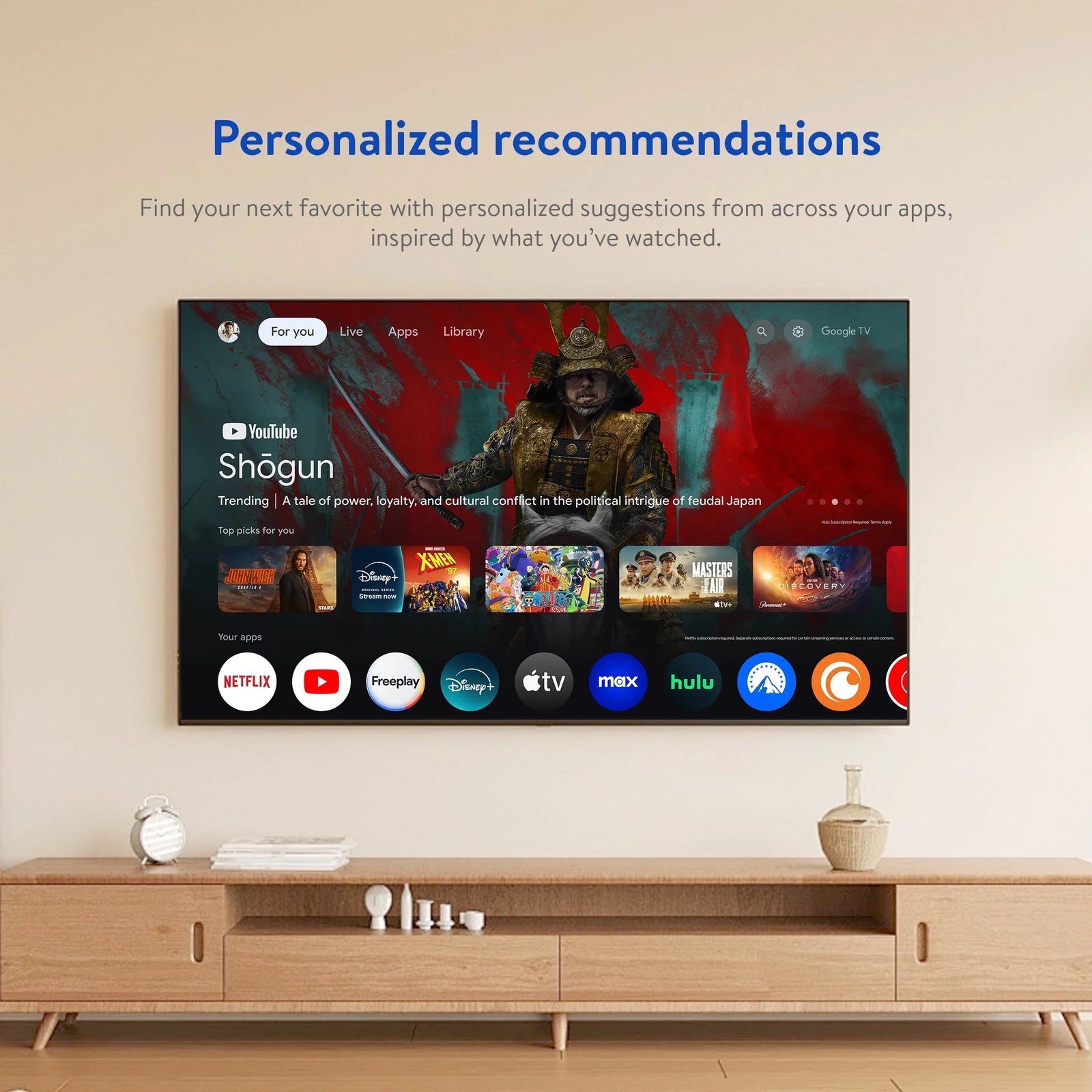 Full HD Streaming Device Google TV 8GB Storage 1.5GB RAM Remote Voice Control