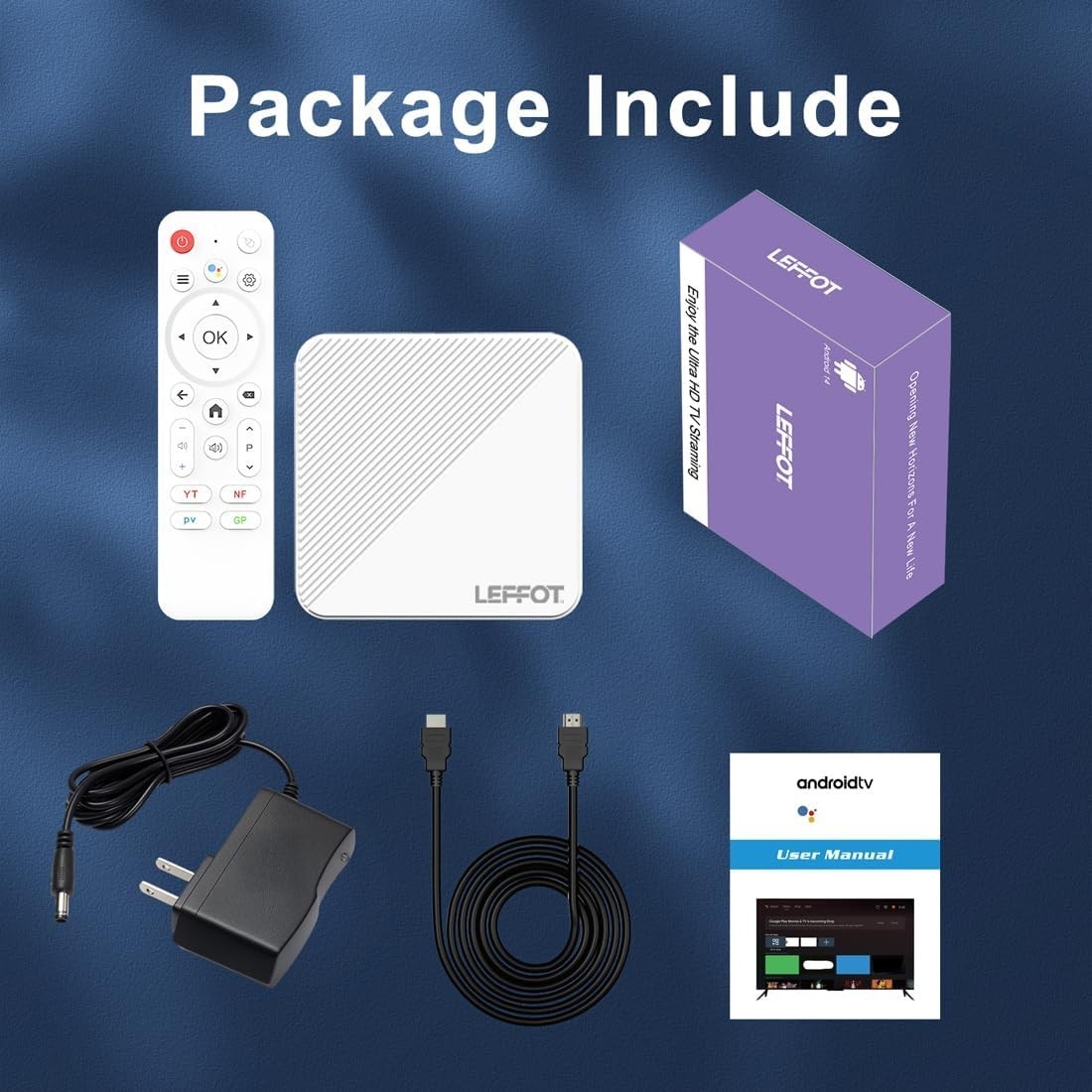 Ultra HD Smart TV Box with HDMI Connectivity and Built-in Media Features
