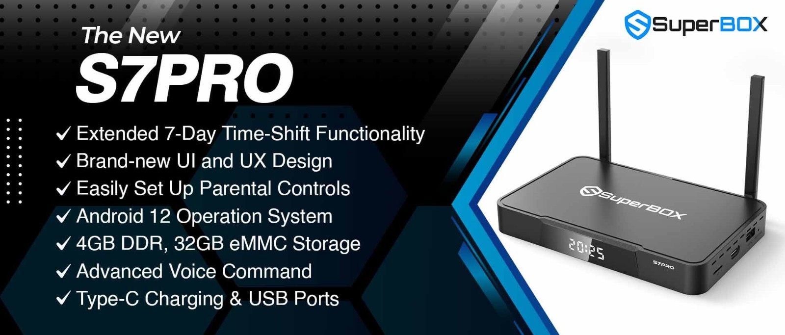 SUPERBOX S7 PRO HD streaming media player
