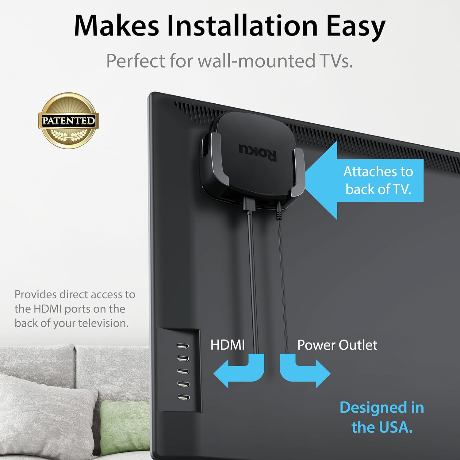 Totalmount for Roku Ultra (Compatible with All Roku Ultra Models)