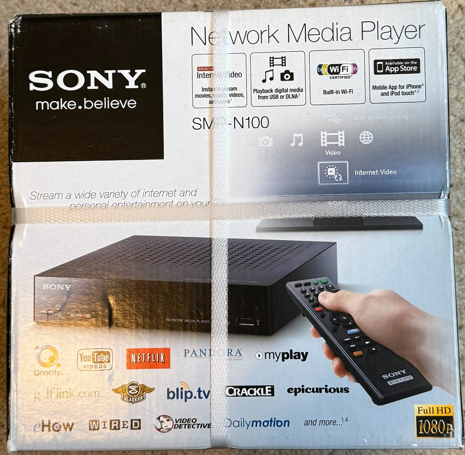 Sony Network Media Player SMP-N100 NEW (Never Opened)