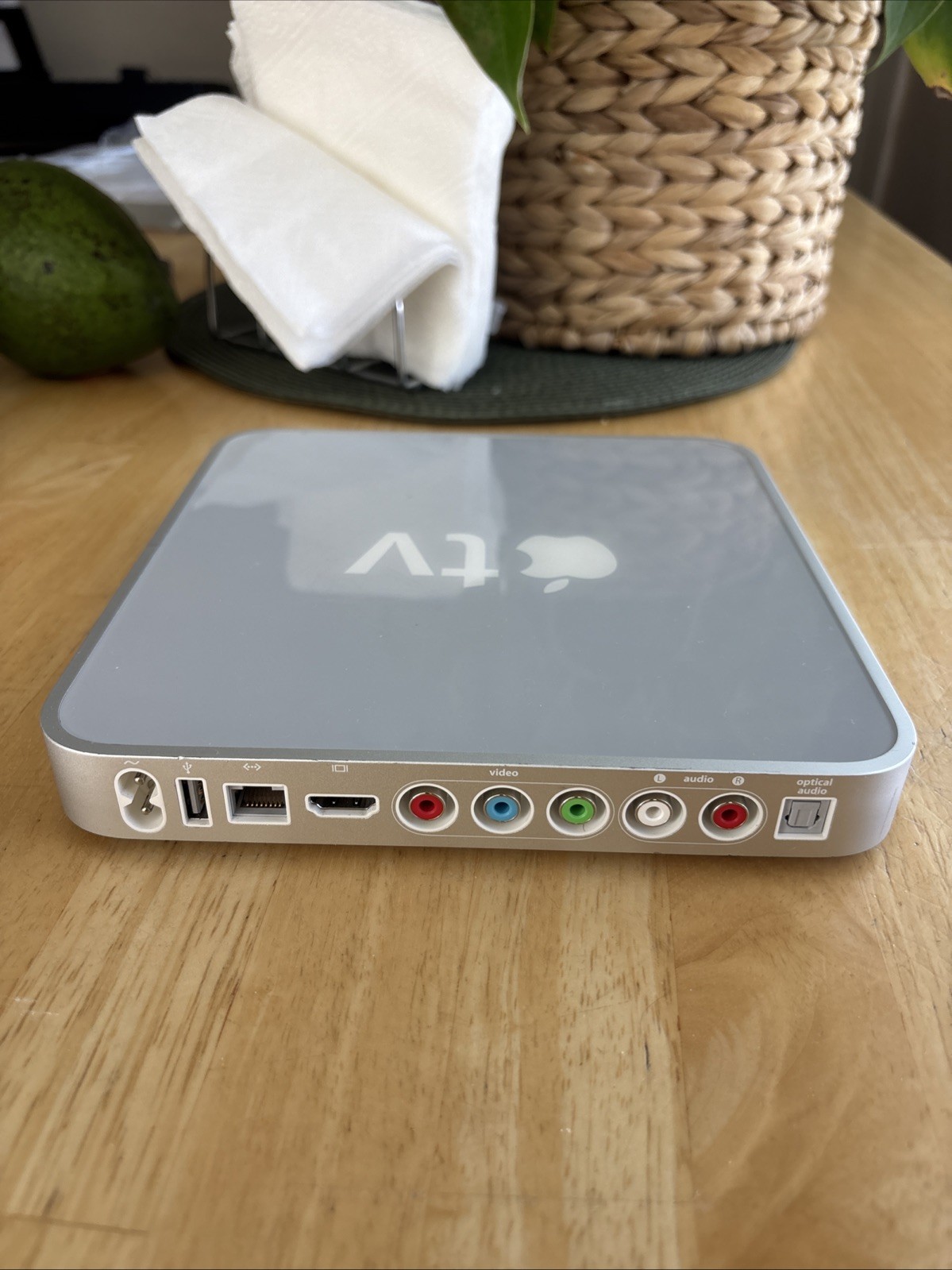 2007 Apple TV 1st Generation Silver Media Streaming Device Model A1218 w/ Cord