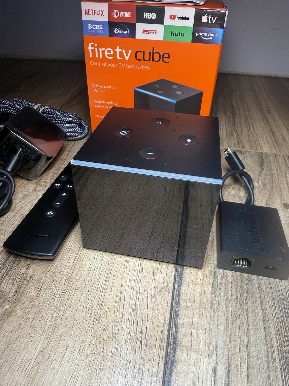 Amazon Fire TV Cube 2nd Gen A78V3N 4K HDR Streaming Media Player Complete In Box