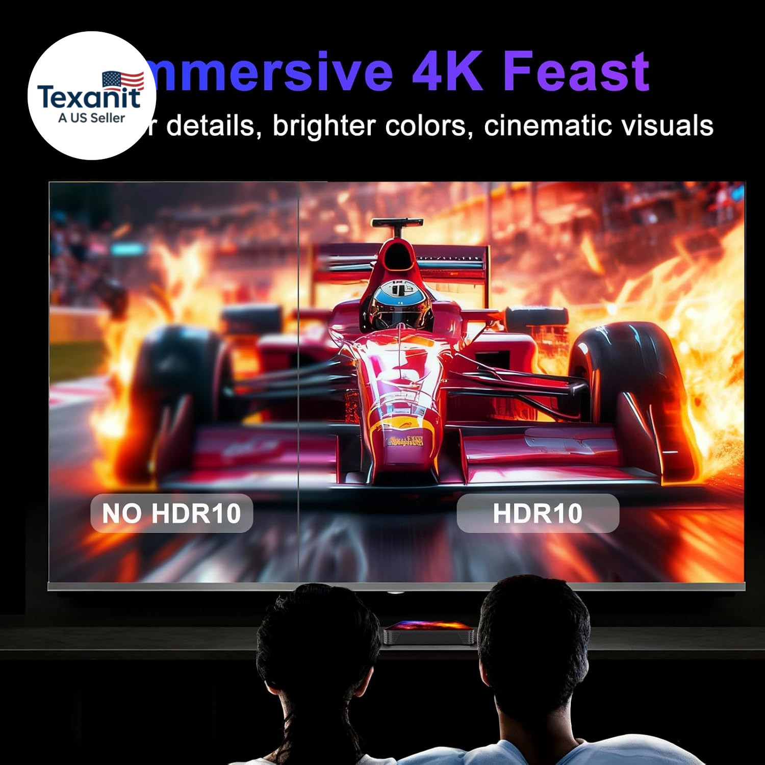 Android 14.0 TV Box 4GB RAM 64GB ROM, Support 4K Dual-Wifi 2.4G/5G Quad-Core Sma