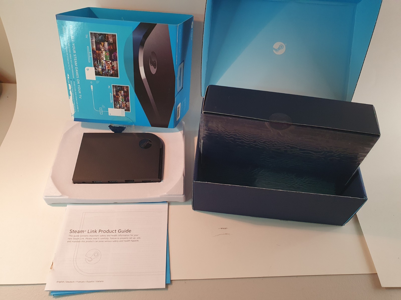 Steam Link HD Digital, Black – Never Used New Open Box