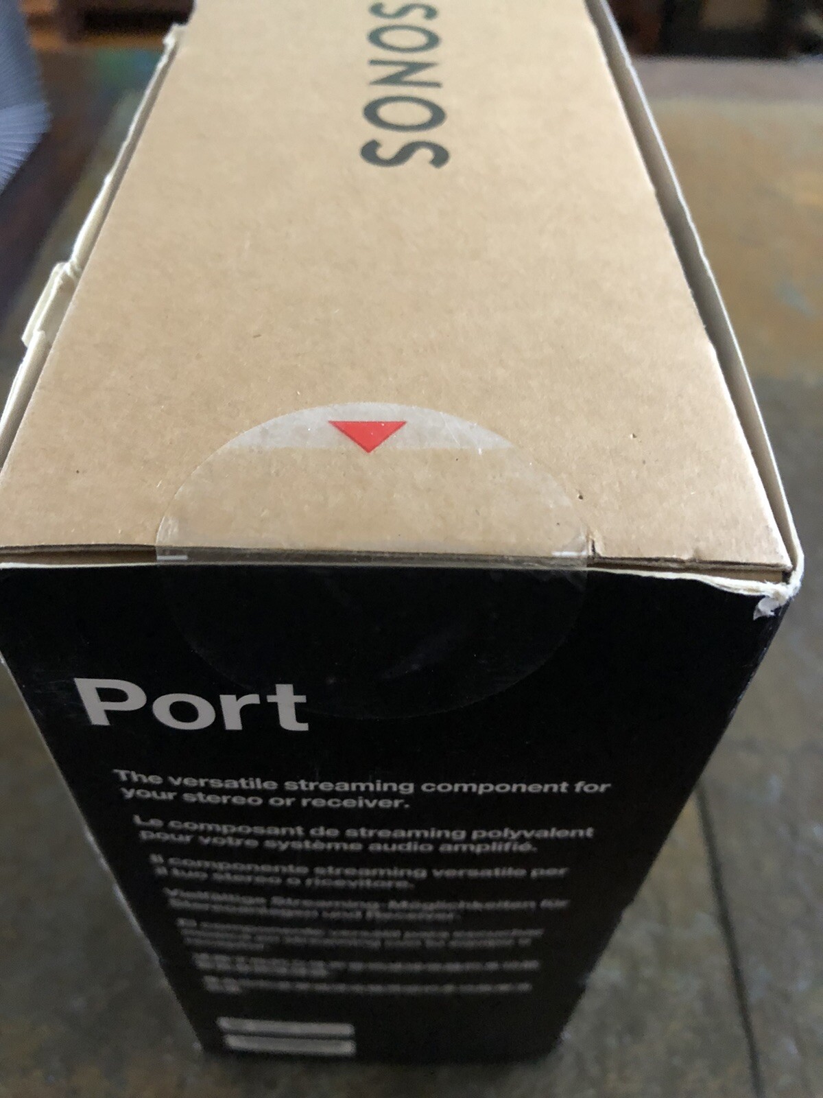 Sonos PORT1US1BLK Connect Port Streaming Media Player USA NEW *FREE 2 DAY SHIP*