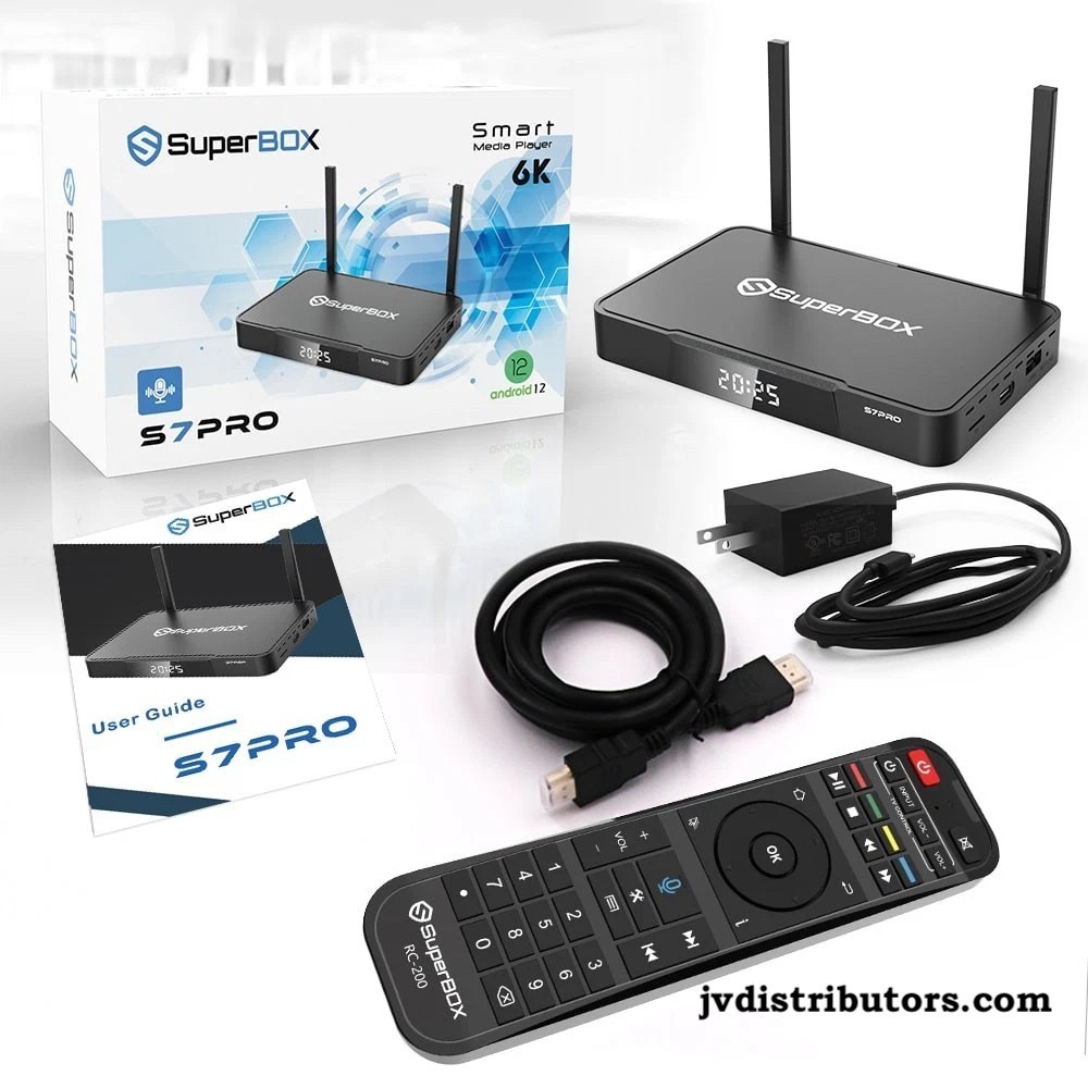 2026 SUPERBOX S7 PRO Android TV Box – Easy to Use – FREE Setup Authorized Sales