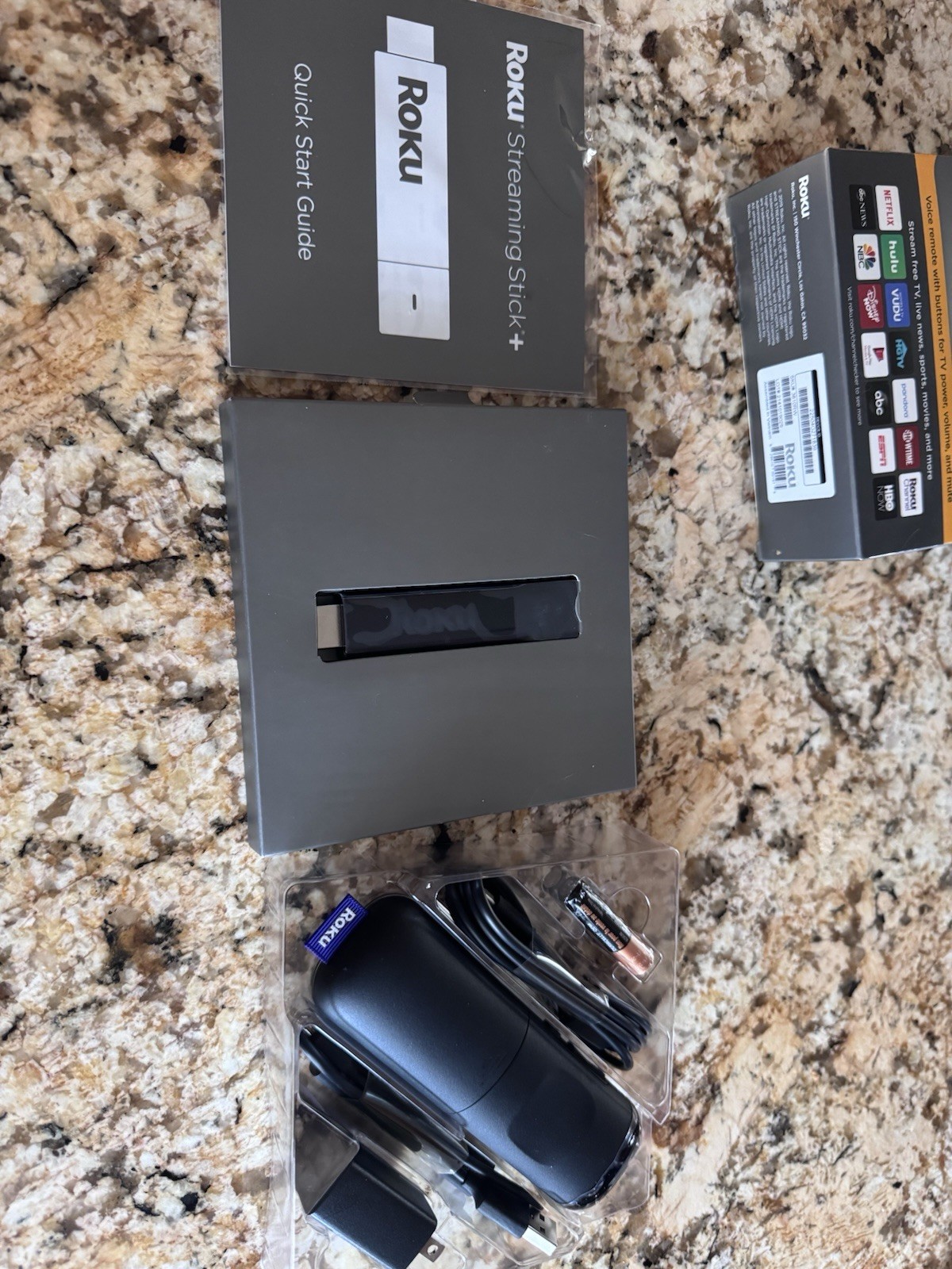 Roku Streaming Stick+ (8th Generation) 3810RW VUDU Edition – Black