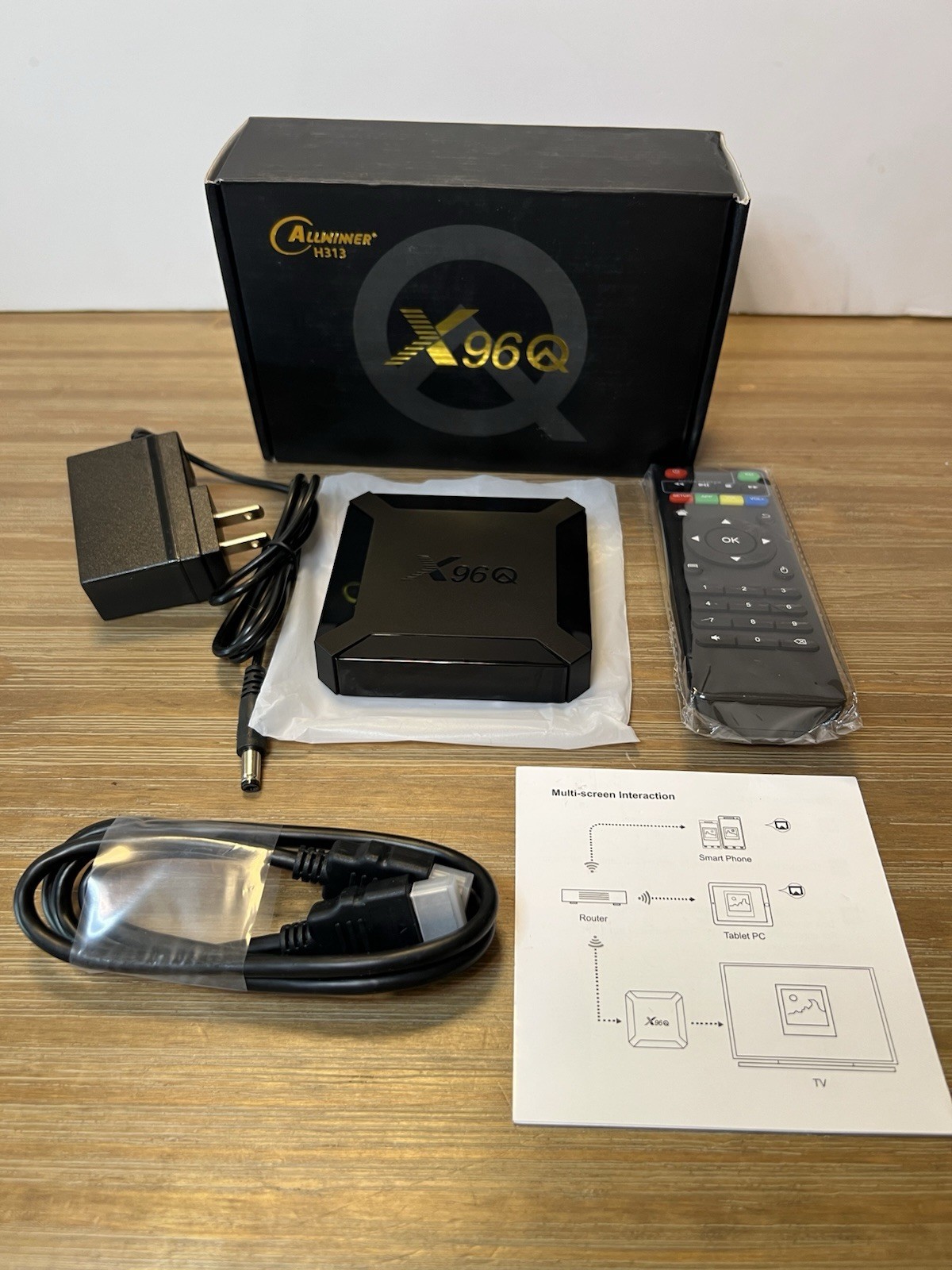 Android 10.0 TV Box X96Q Quad Core HD 4K Media Stream Player Mini PC (5 PACK)