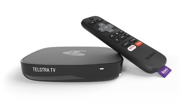 Telstra TV3 Roku 4701TL 4K HDR Media Streaming TVBox, Voice Control,