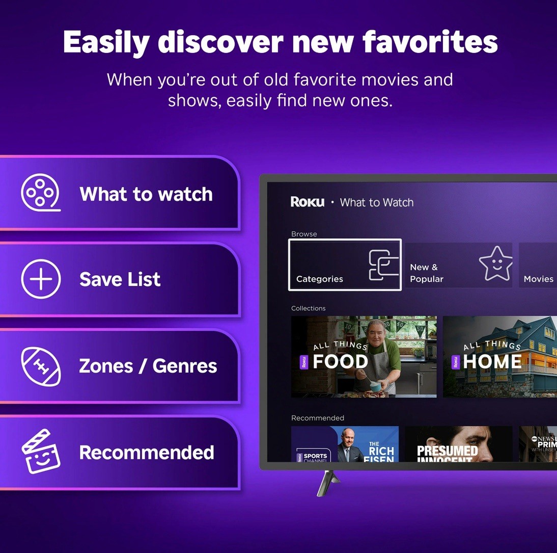 Roku Streaming Stick Plus 2025 – 4K & HDR Roku Streaming Device for TV