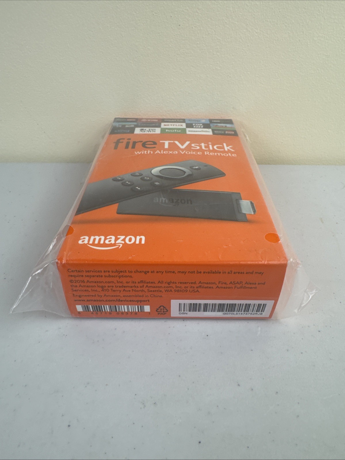Amazon Fire TV Stick with Alexa Voice Remote Black Brand New Sealed