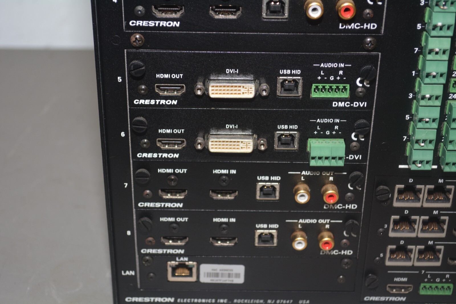 ^ Crestron DM-MD16x16 HD Digital Media Switcher w/ 15x Cards #X1035