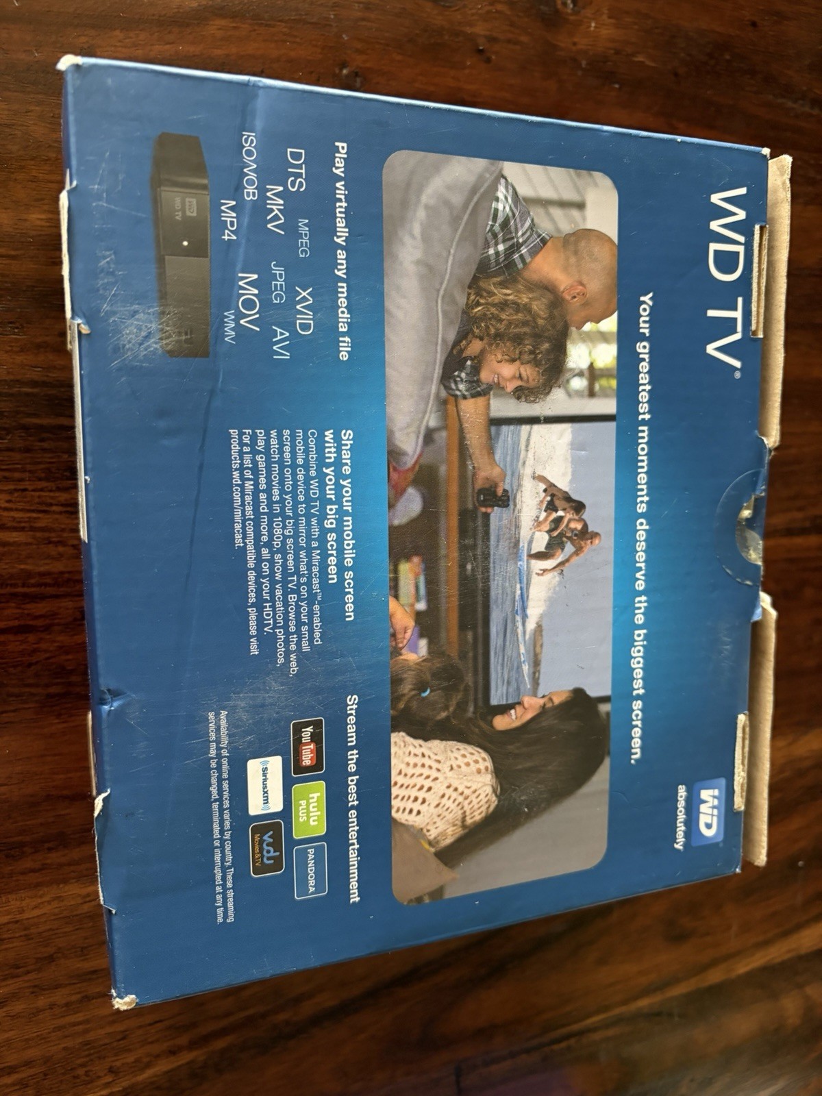 Western Digital WD Network Audio/Video Player WDBYMN0000NBK-00 w/ Remote + Box