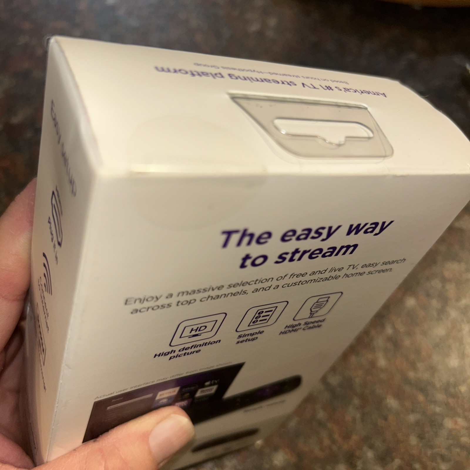Roku LE Media Player – Black/Purple