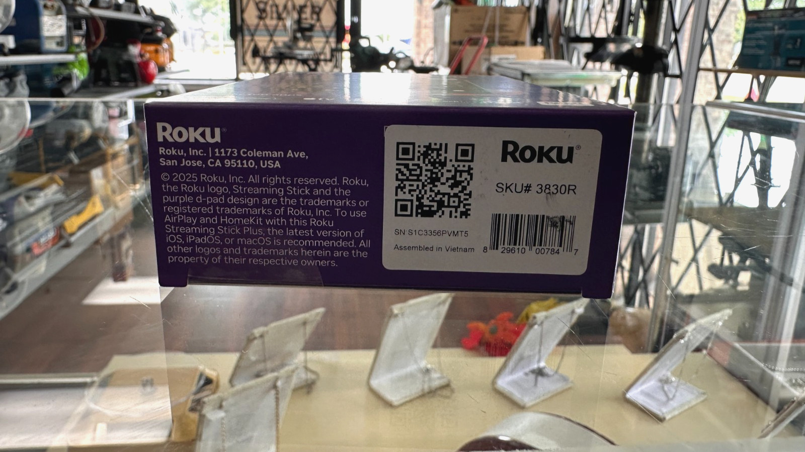 ROKU 4K STREAMING STICK PLUS WITH VOICE REMOTE (MODEL:3830R) *NEW*