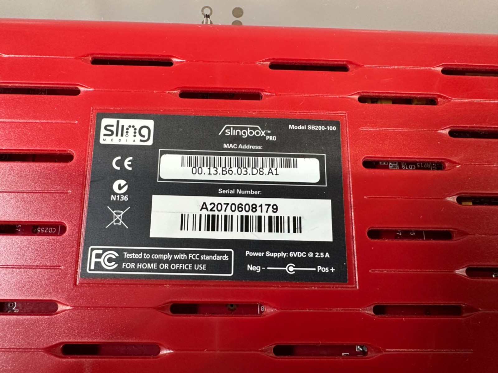 Sling Media Slingbox Pro SB200-100 Digital Media Streaming Streamer Box