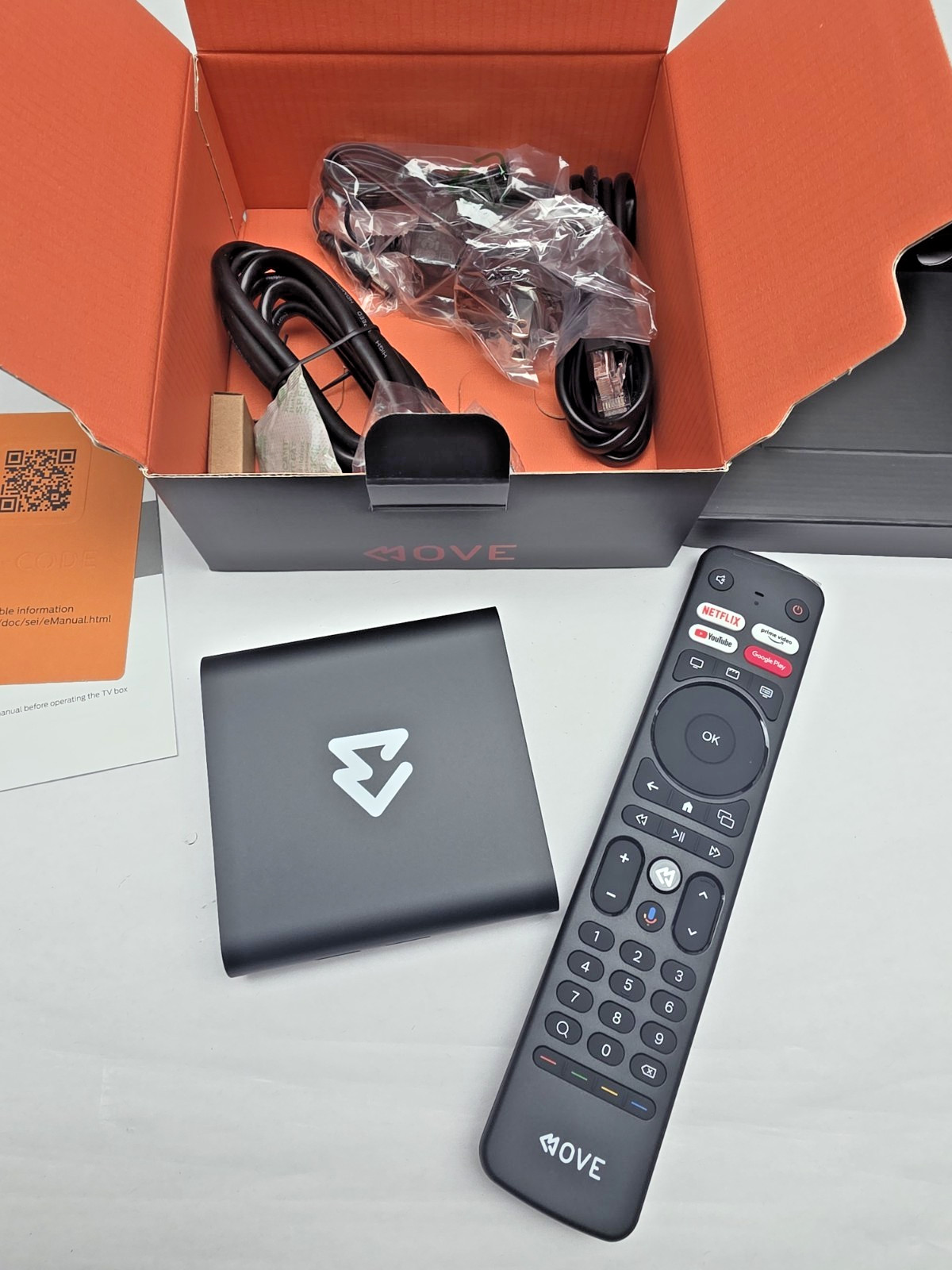 MOVE 4k ultra hd set top box move.tv, New-Free Shipping