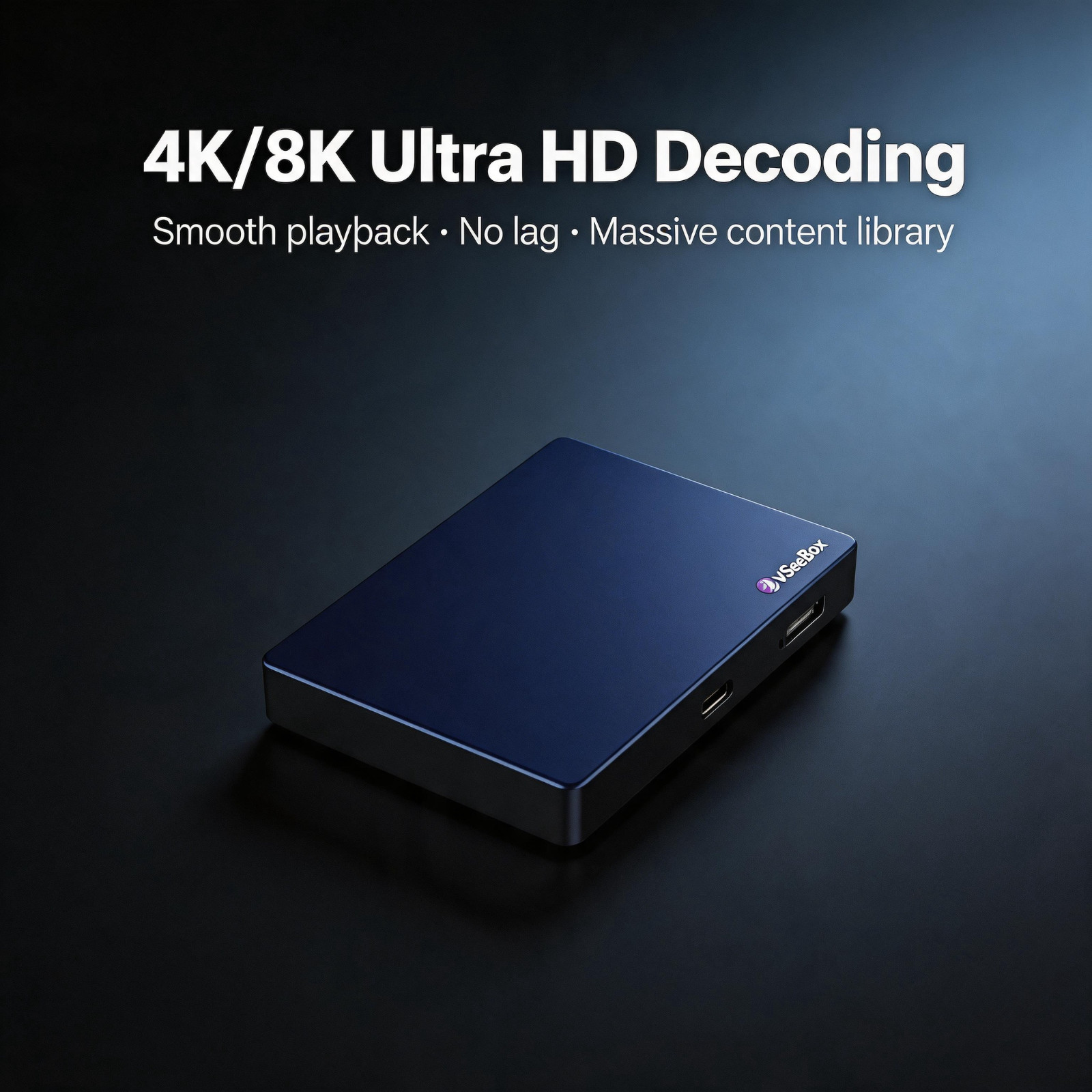 vSeeBox V6 Plus Android Media Device – Authorized Distributor Same-Day Shipping