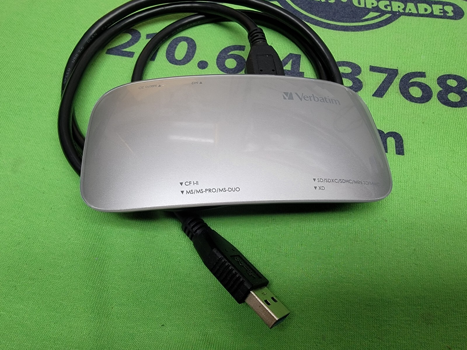 VERBATIM CORPORATION 97706 UNIVERSAL MEMORY CARD READER