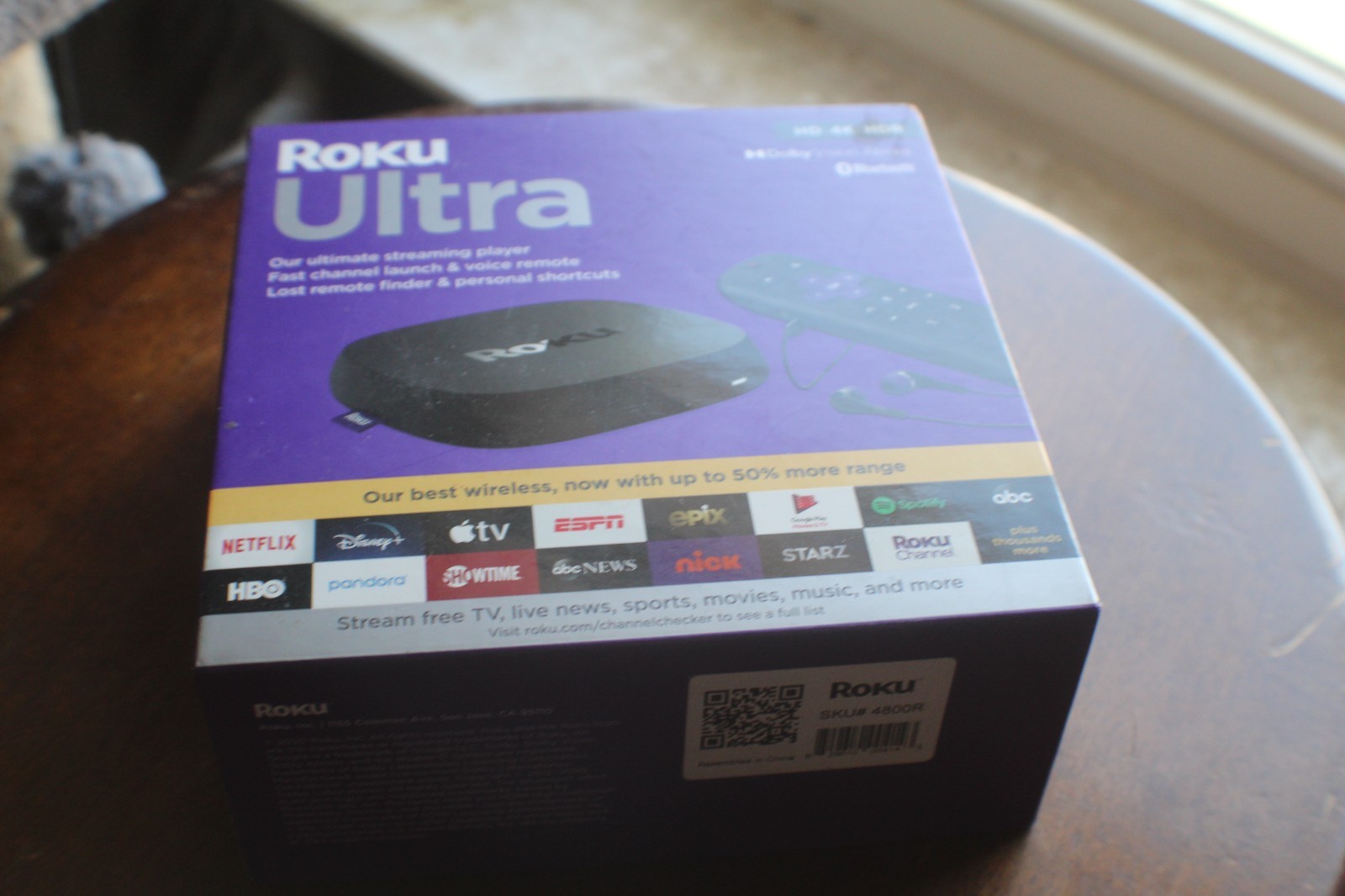 Roku Ultra Box with Remote Included Voice Controls