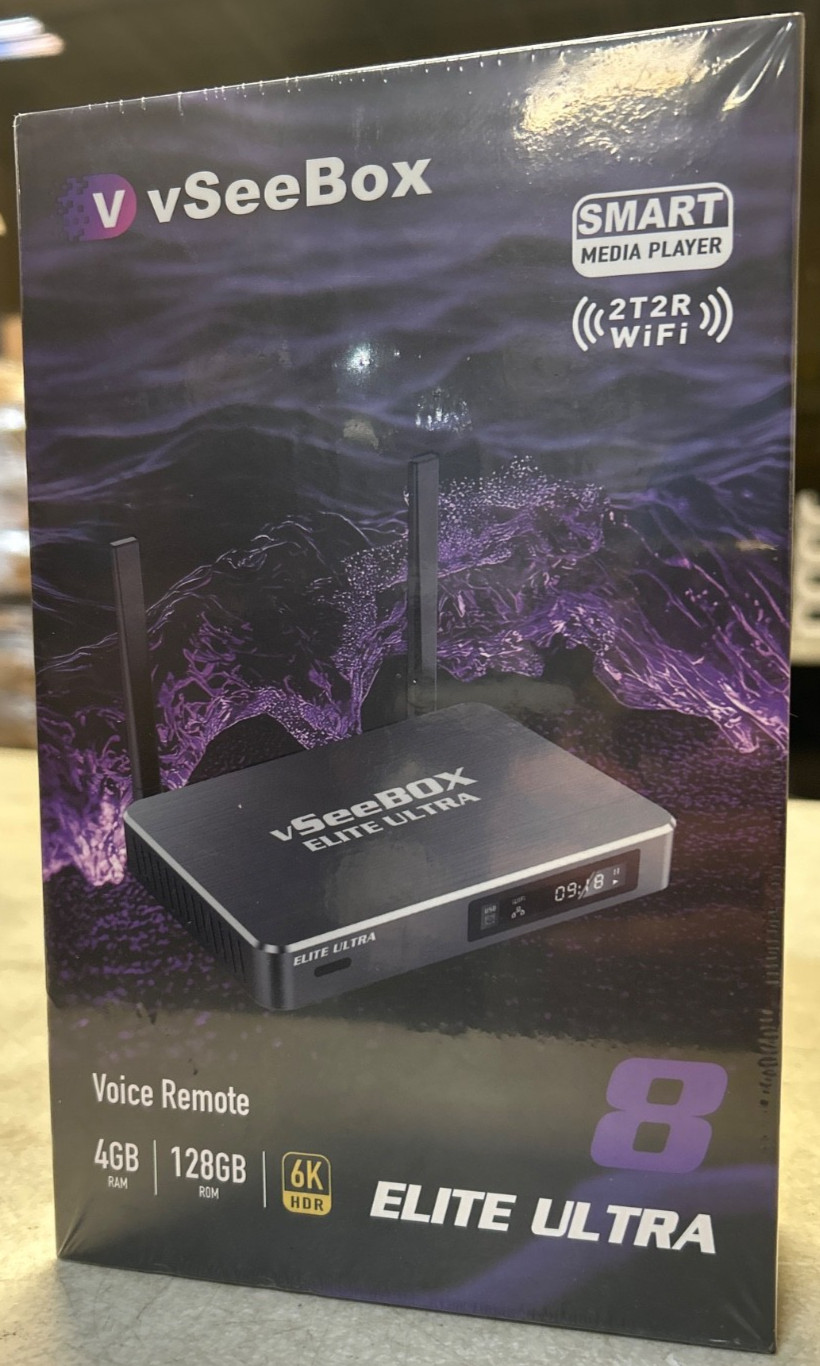 vSeeBox Elite Ultra New Version 128GB USB Storage Timeshift