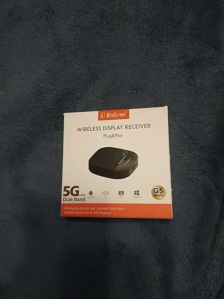 MiraScreen Wireless Display Receiver 5G+2.4G
