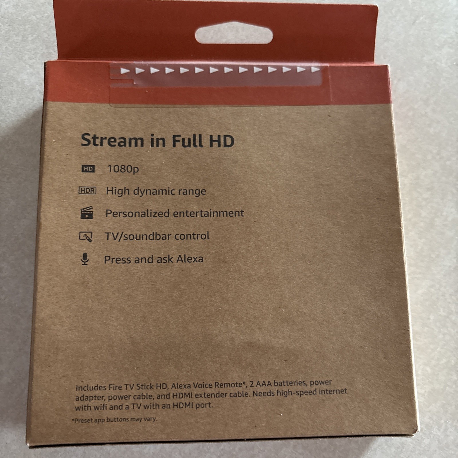 Amazon Fire TV Stick HD (newest model), free and live TV, Alexa Voice Remote