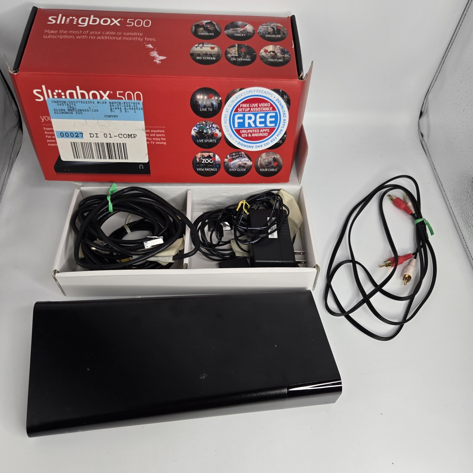 Slingbox 500 – SB500 – Digital HD Media Streamer – No Remote