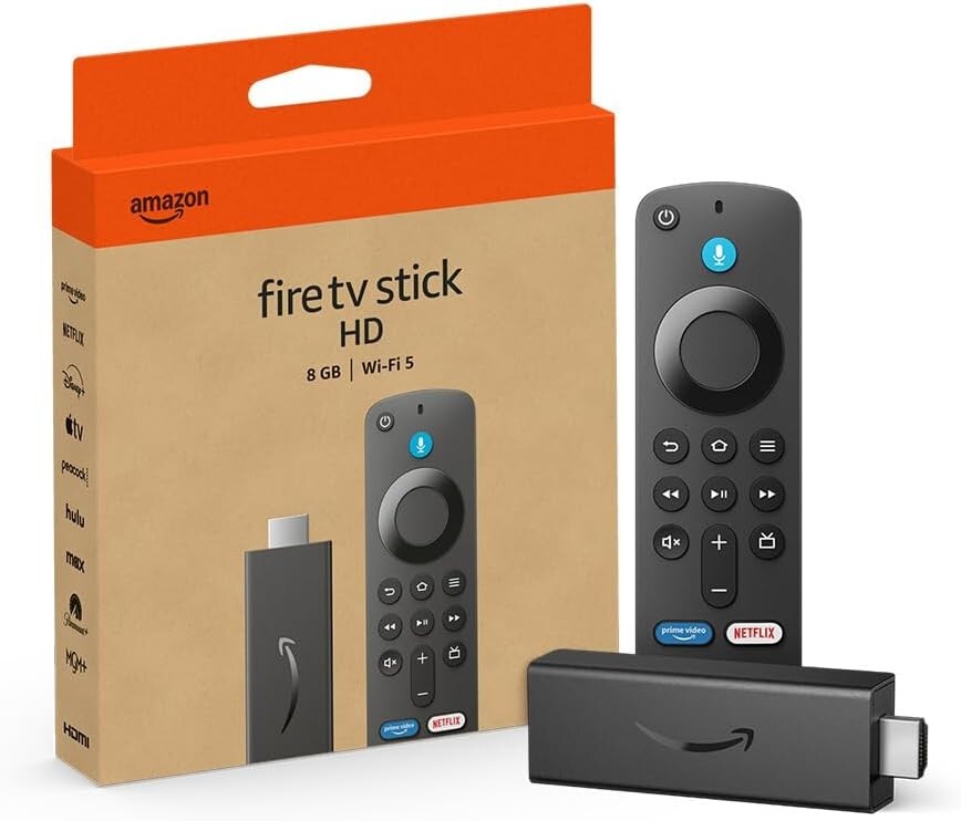 Amazon Fire TV Stick HD (newest model) – HD streaming – Wi-Fi 5 – Alexa Voice!