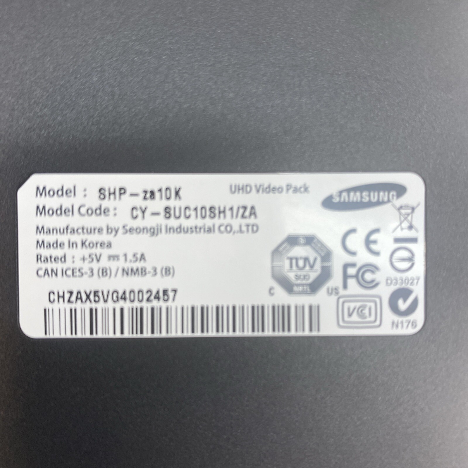 Samsung UHD Video Pack CY-SUC10SH1 – 2014 & 2015 TVs