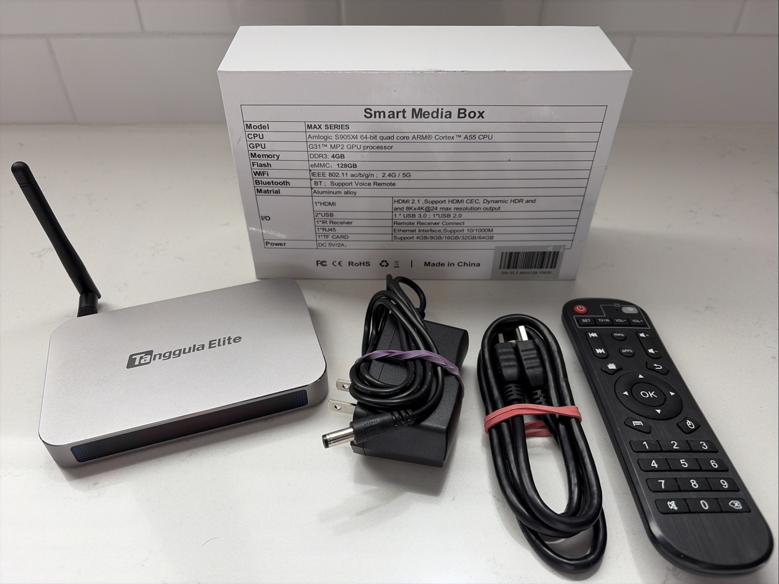Tanggula Elite Max Smart Media Android Player Complete Set! 4GB 128GB READ DESC