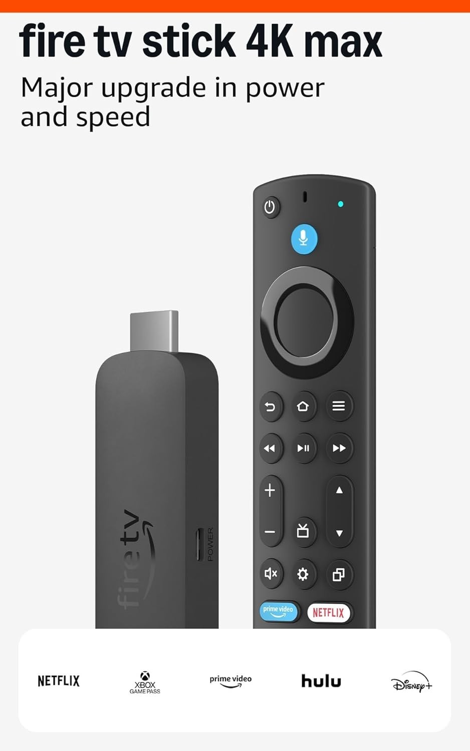 Amazon Fire TV Stick 4K Max Wi-Fi 6E, 16GB, Alexa Voice Remote, Quad-Core, New