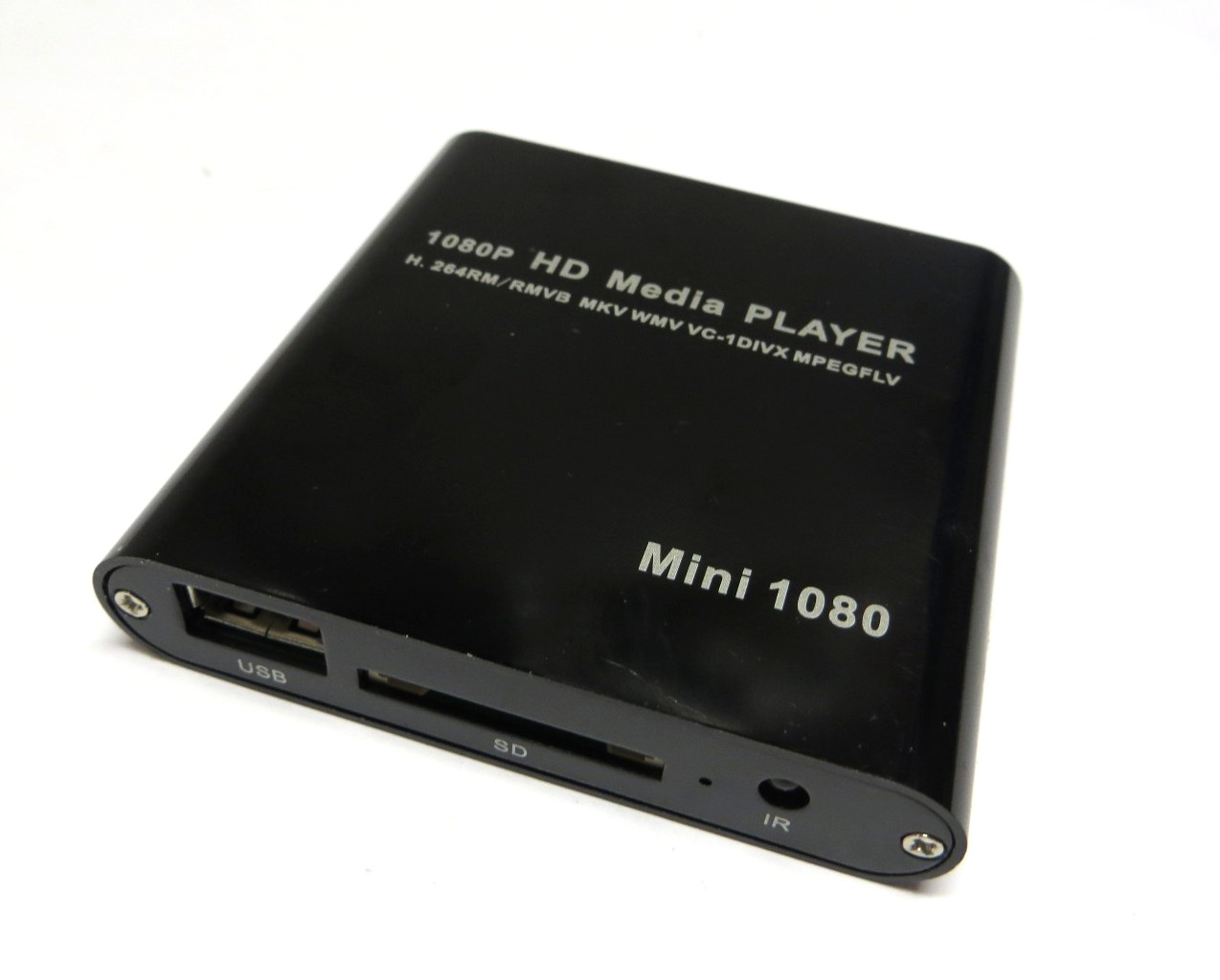 Mini HDMI Media Player 1080P HDD RM RMVB DIVX AVI MKV USB SD MPEG JPEG MOV SDHC