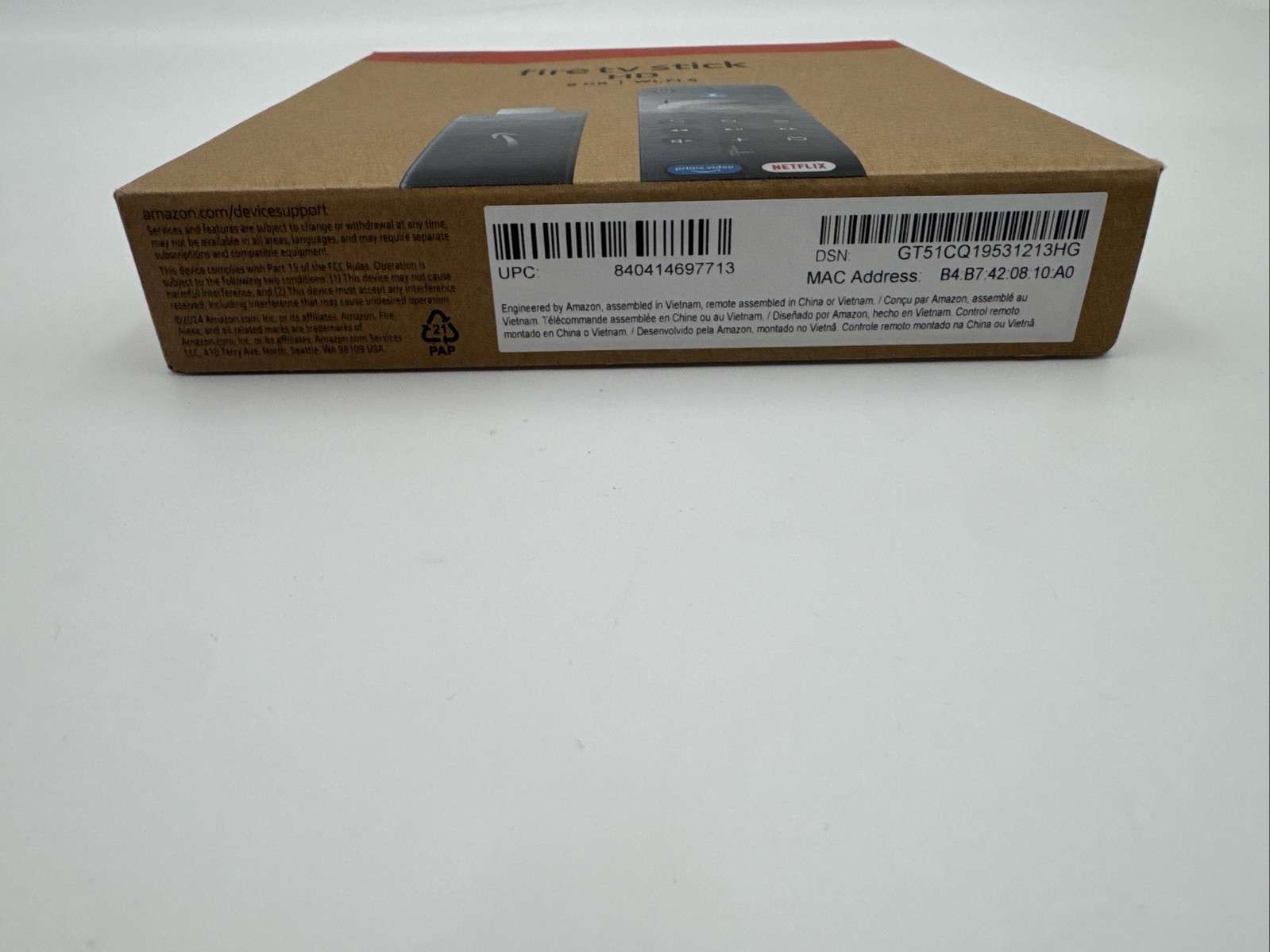 New-Factory Sealed-Amazon Fire TV Stick HD-2-2024-8 GB-WiFi 5
