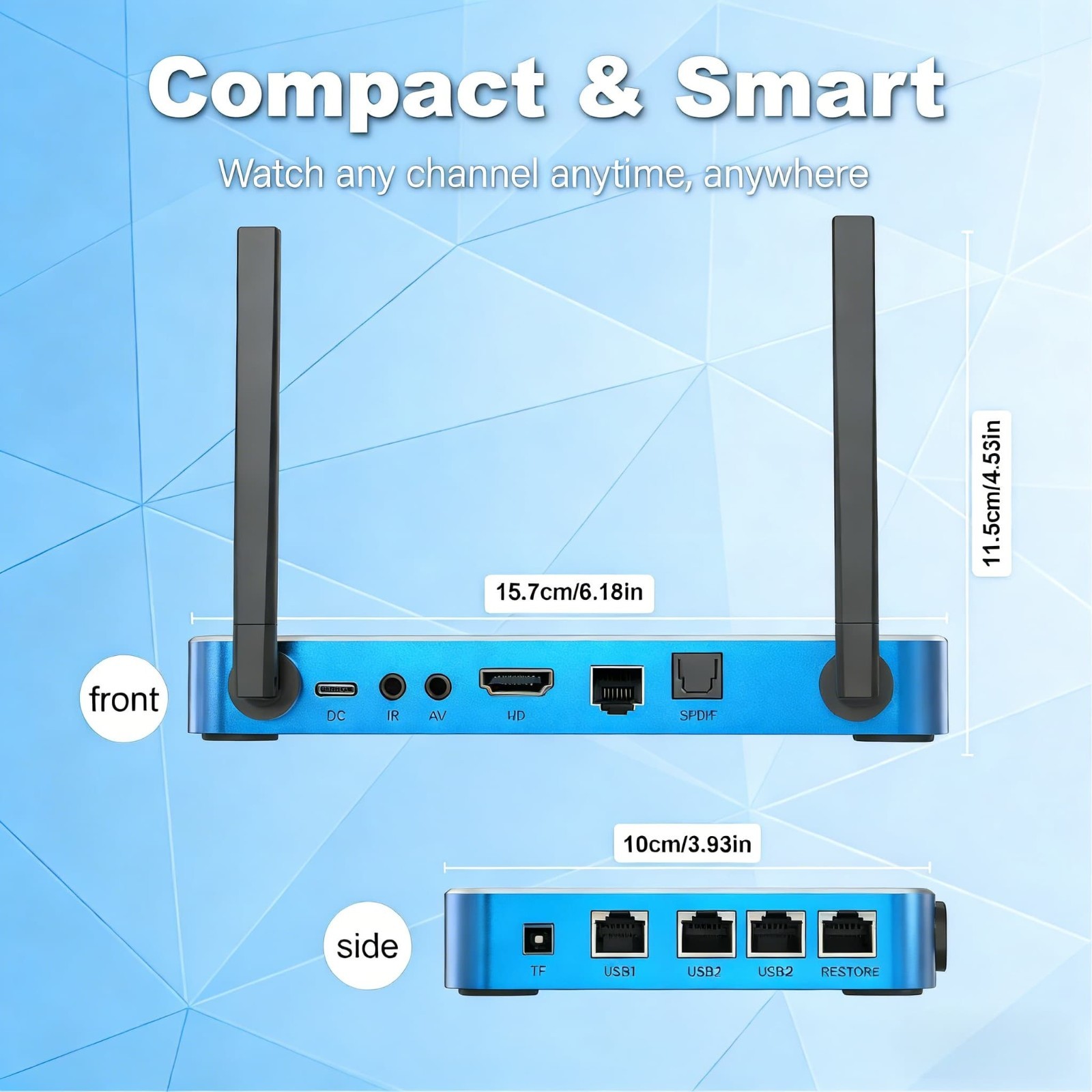 SUPERBOX S7 MAX 6K ANDROID TV BOX | WIFI 6 | USB-C | AUTHORIZED DEALER