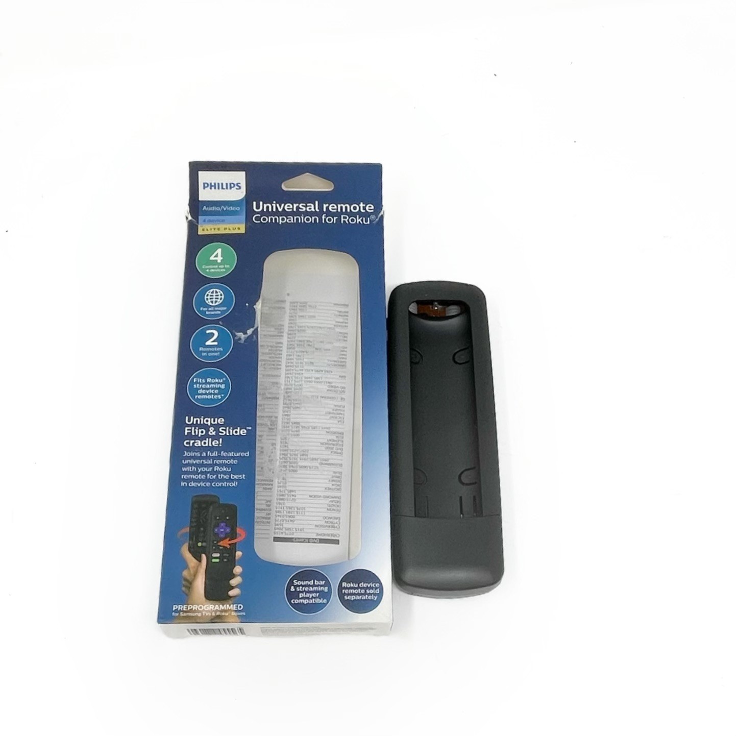Philips Elite Plus SRP2024R/27 Four Device Universal Remote Control For Roku