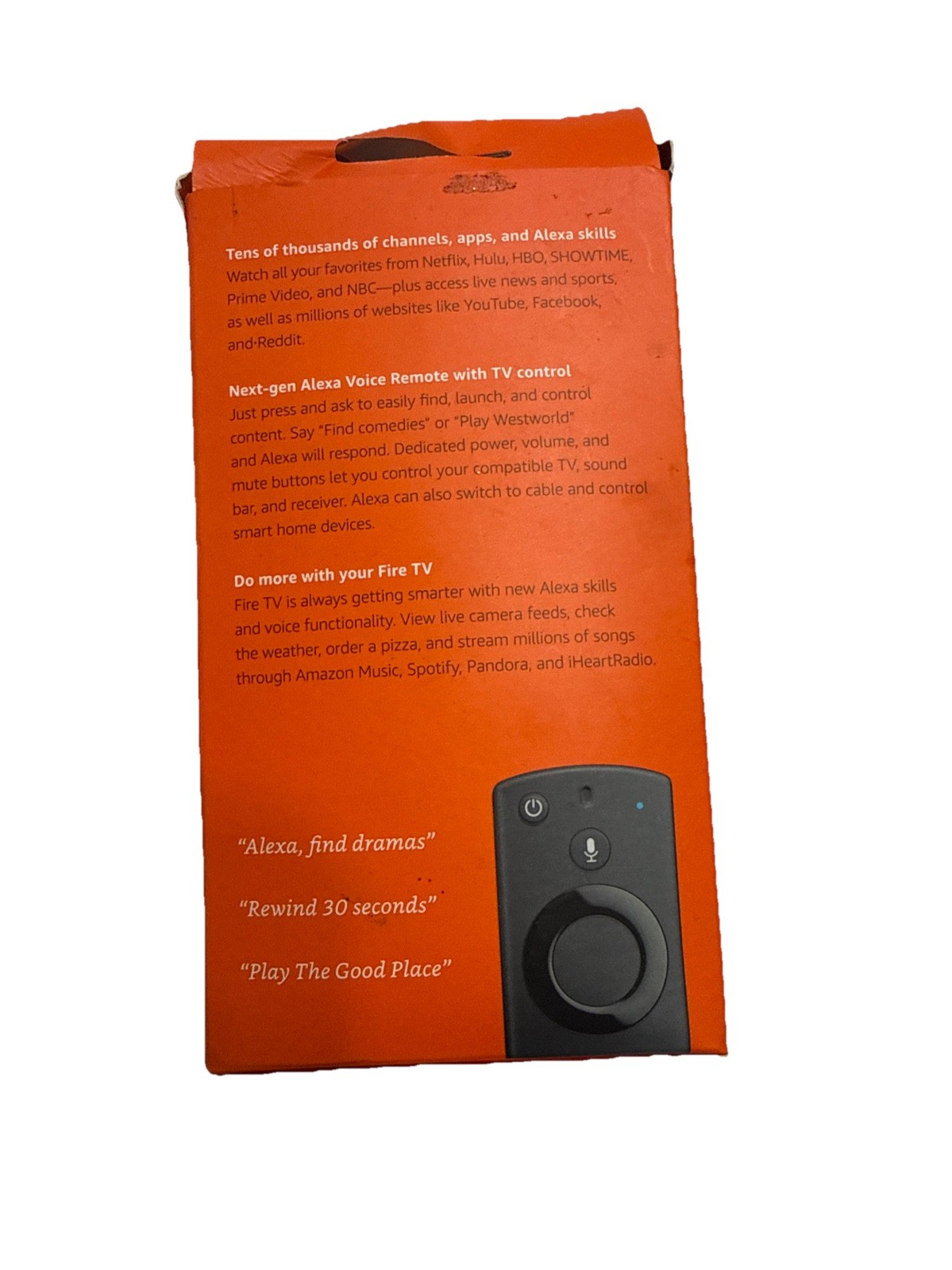 New Open Box Amazon Fire TV Stick Lite HD TV Remote Alexa Voice Control