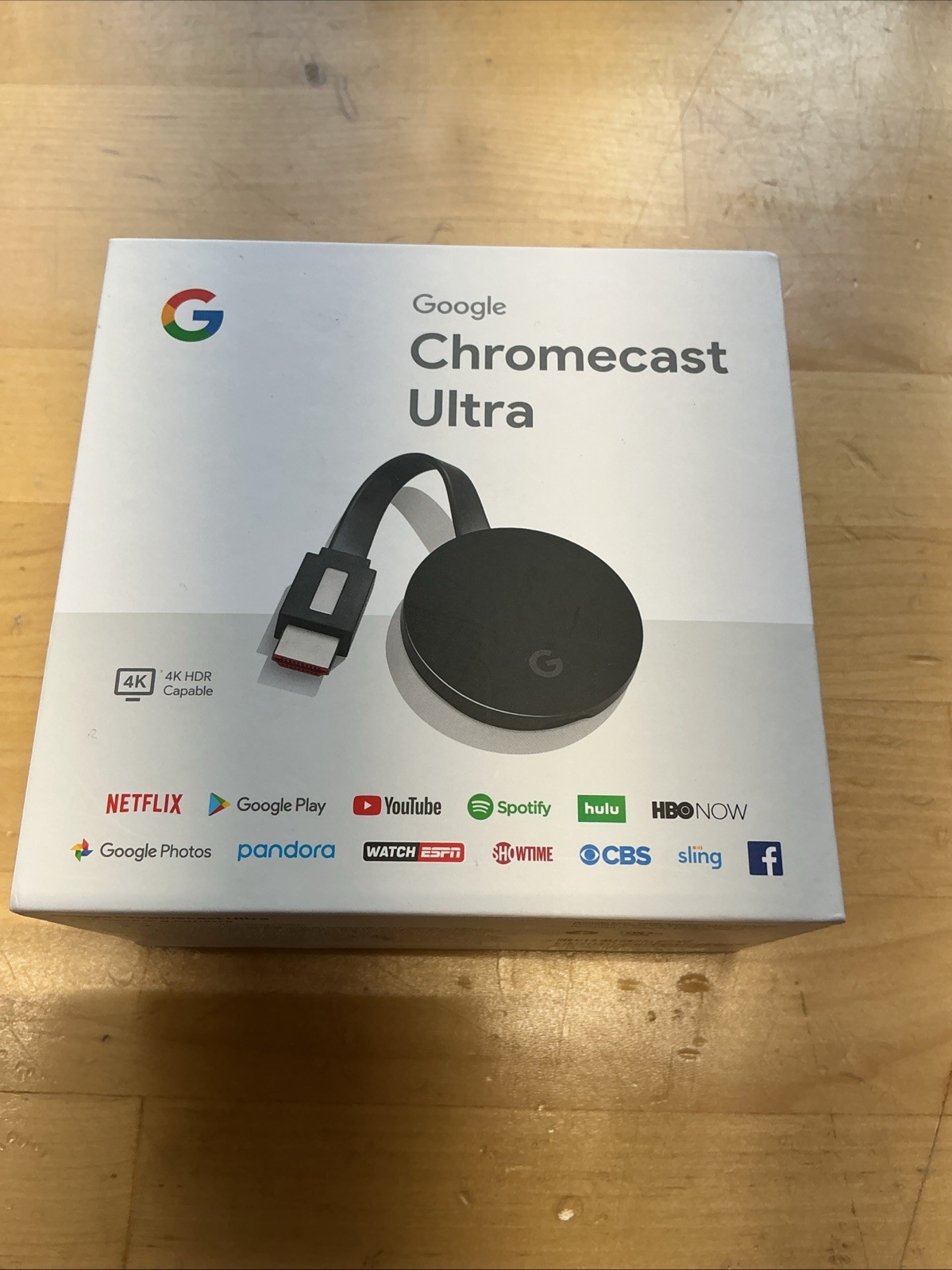 Google Chromecast Ultra 4K Digital Media Streamer – Black (GA3A00403A14)