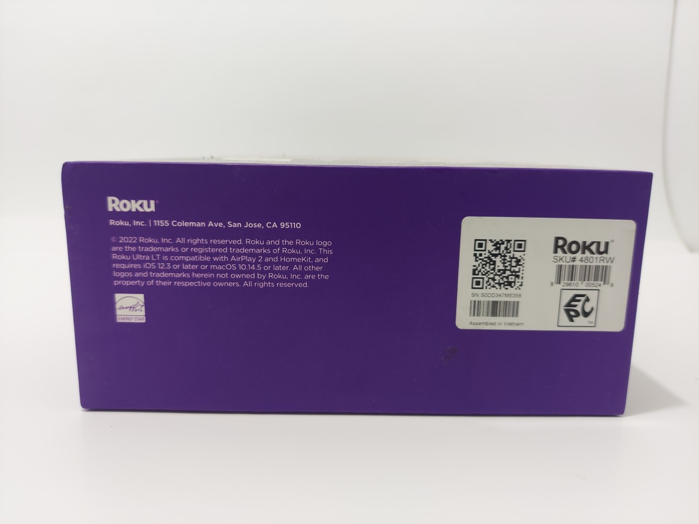 Roku Ultra LT Streaming Device 4K/HDR/Dolby Vision, Voice Remote, HDMI (5249)