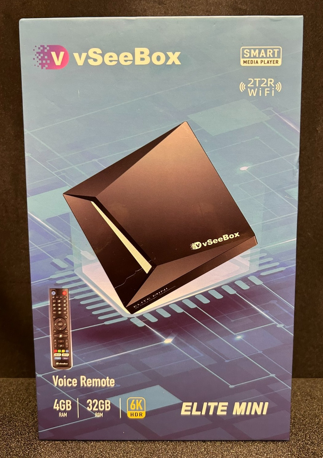 vSeeBox Elite Mini 4GB RAM 32GB ROM 6K HDR W/Voice Remote FREE SHIPPING