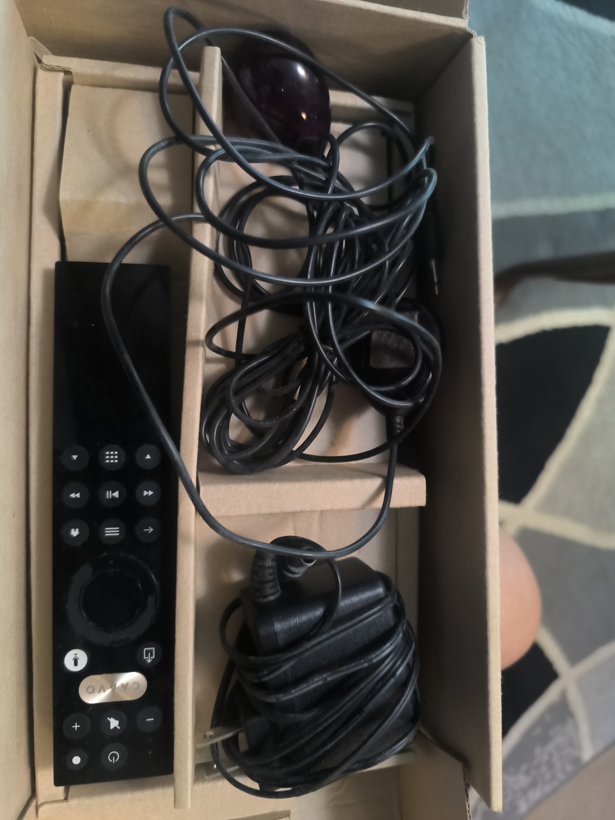 Caavo Control Center Home Theater Hub Universal Remote with Voice Control