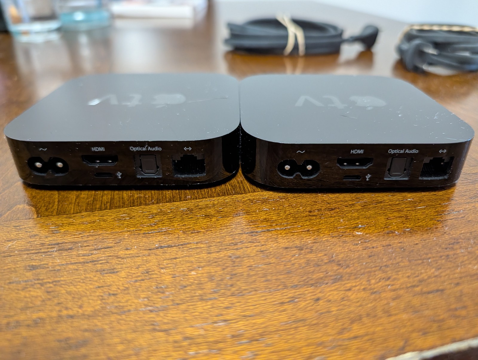 2 X Apple TV 3rd Gen HD Media A1469 With Power Cords Parts Untested