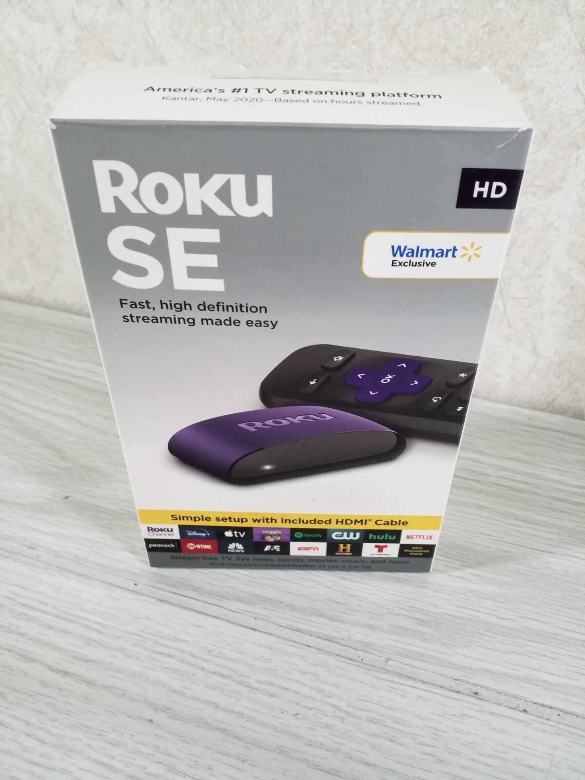 Roku SE 3930S2 1080p HD Media Player Streaming Device With HDMI Cable NIB